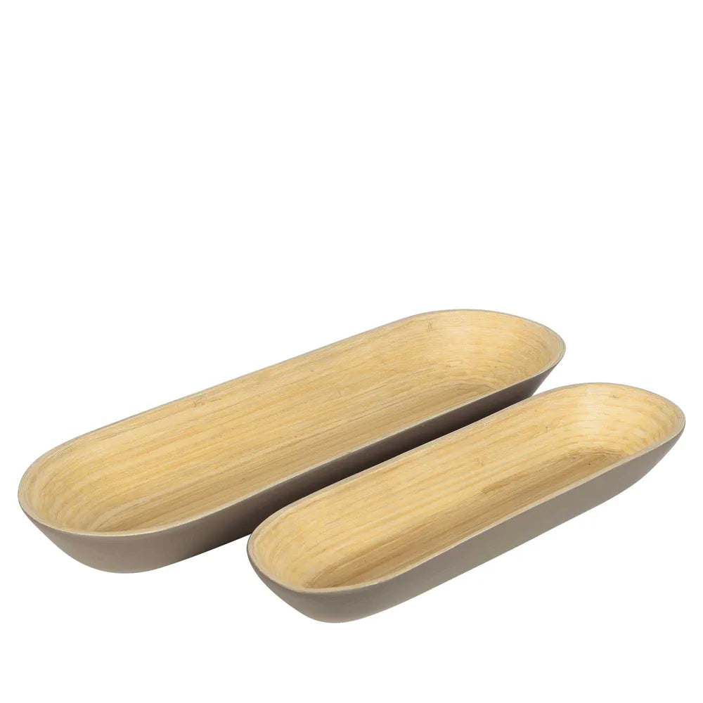 Blana Small Bamboo Platter Grey