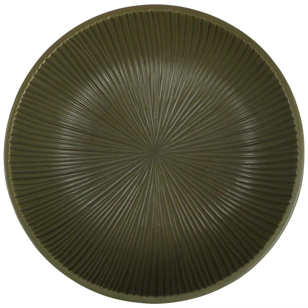 Isola Ceramic Bowl Olive Green