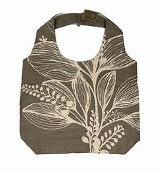 Foliage Taupe Shopper Bag