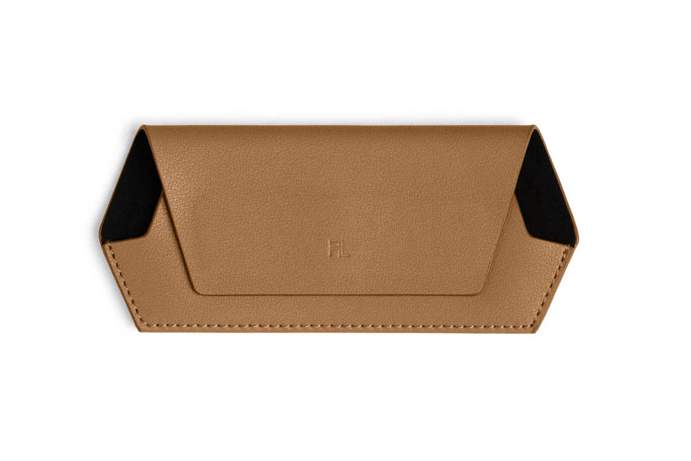 Fox & Leo Glasses Case - Tan