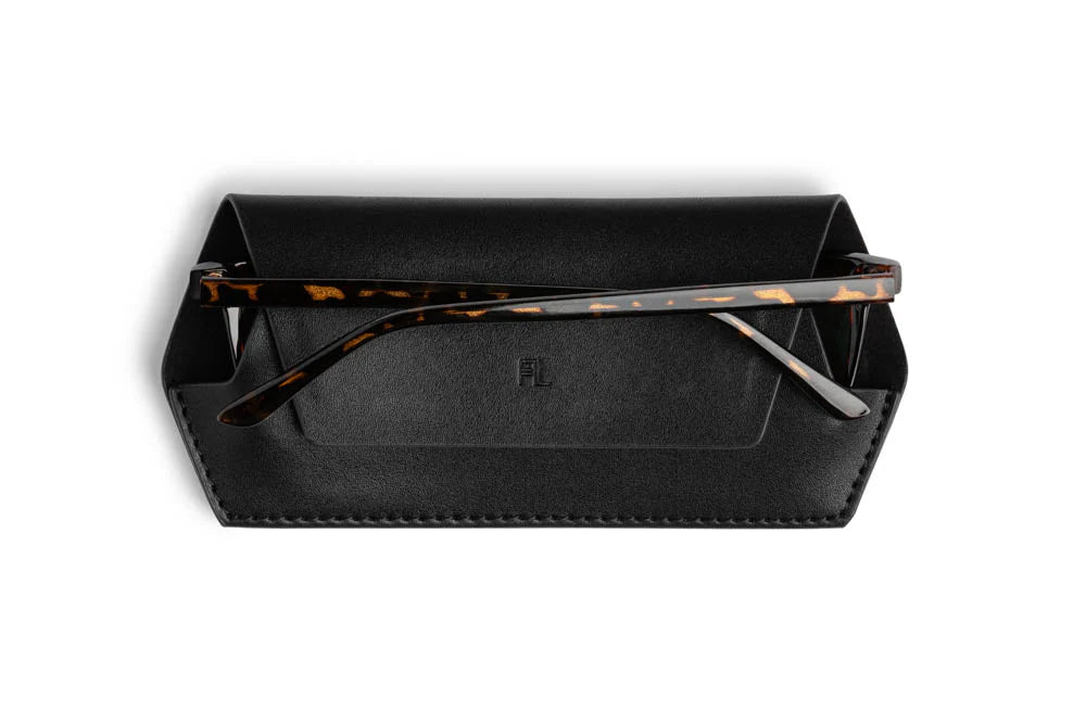 Fox & Leo Glasses Case - Black