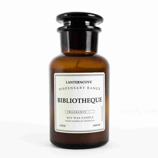Dispensary – 6.5 oz Soy Wax Candle – Bibliotheque