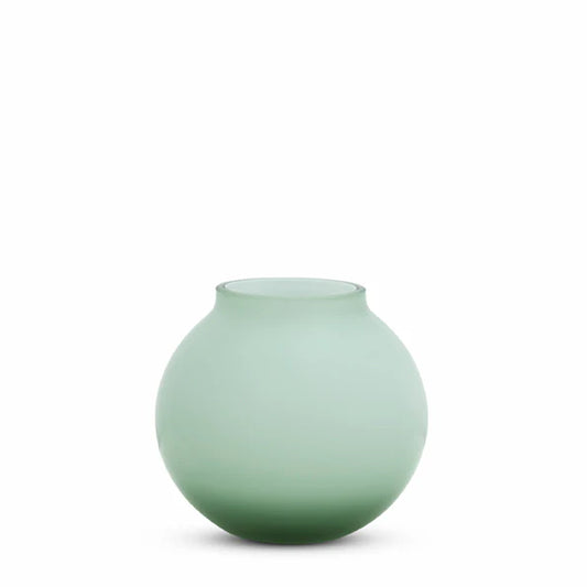 Opal Ball Vase Sage Small