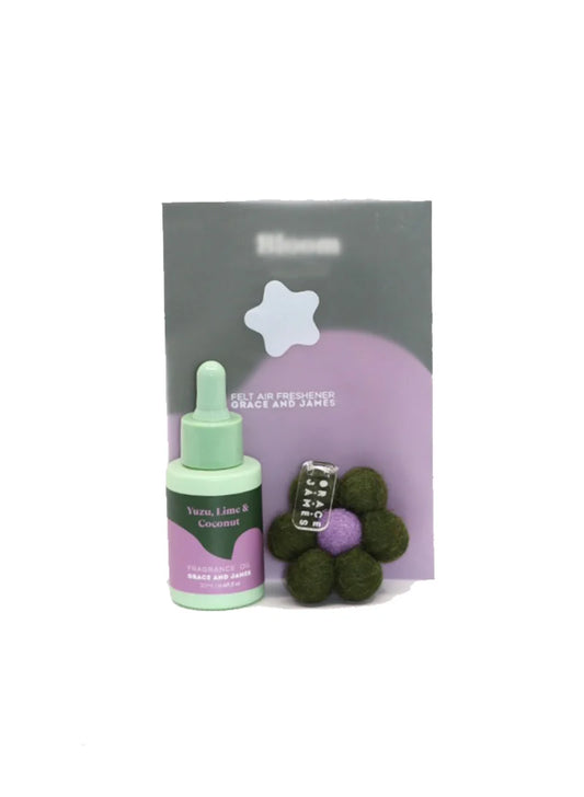 YUZU, LIME & COCONUT - FELT AIR FRESHENER