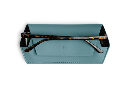 Fox & Leo Glasses Case  - Teal