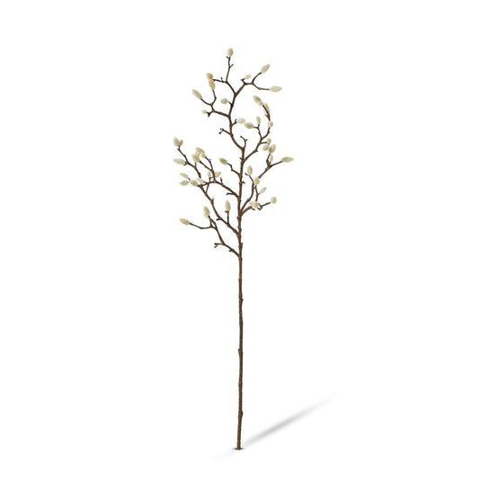 Magnolia Bud Branch Cream/Brown 24x10x76cm