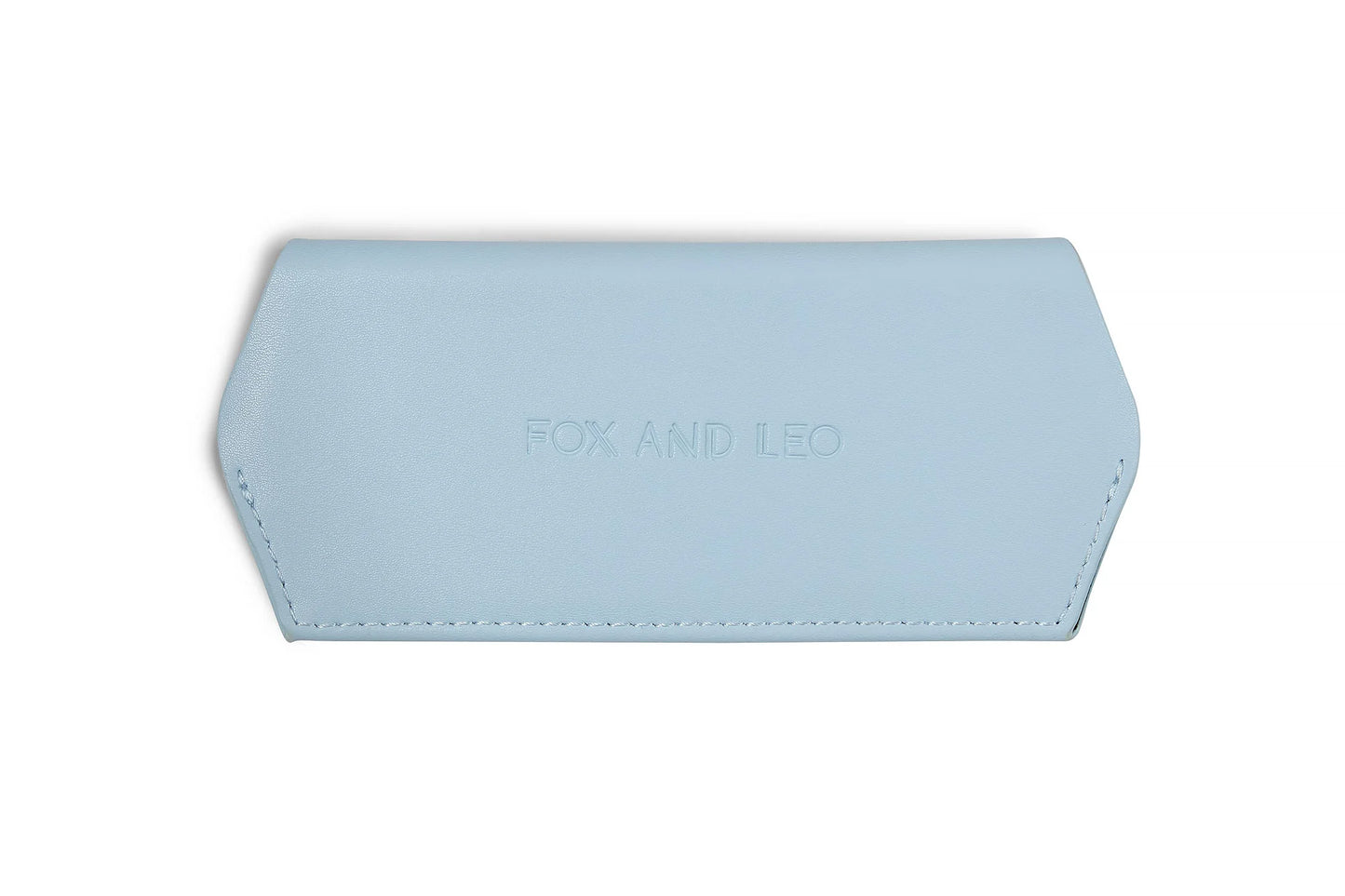 Fox & Leo Glasses Case  - Sky Blue