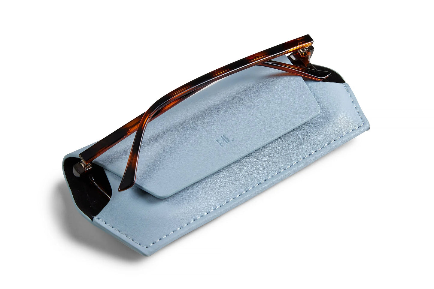 Fox & Leo Glasses Case  - Sky Blue
