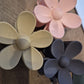 Hair Claw Flower Assorted Earthy & Pastel