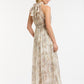 Halter Neck Dress - Cream - One Size
