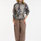 Paisley Blouse - Navy - One Size