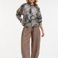 Paisley Blouse - Navy - One Size