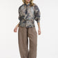 Paisley Blouse - Navy - One Size