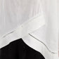 Ladder Hem Cowl Neck Top