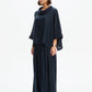 Funnel Neck Boxy Top - Navy