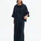 Funnel Neck Boxy Top - Navy