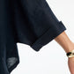 Funnel Neck Boxy Top - Navy