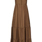Kenya Tiered Maxi Dress - Wheat