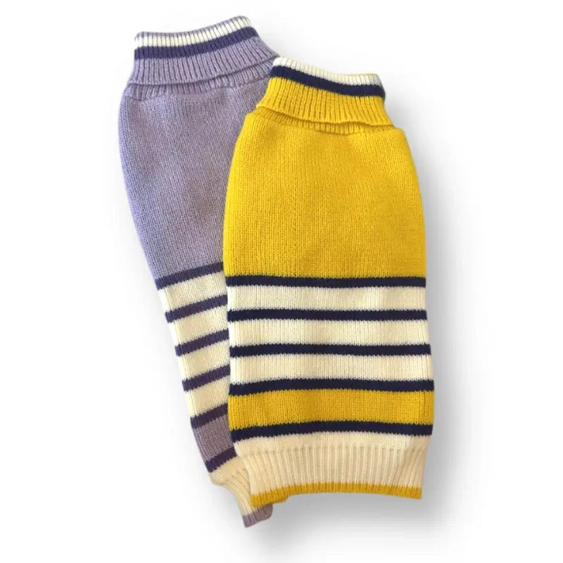 DOGUE Stripey Joe Dog Jumper (Purple)