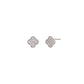 Silver Crystal Felice Studs