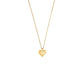 Gold Crystal Heart Necklace