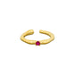 Gold Ruby Scarlett Ring