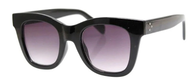Brush Black Sunglasses