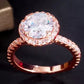 Steph Rose Gold CZ Ring (Size 9)