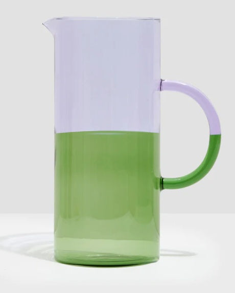 TWO TONE PITCHER - LILAC + GREEN