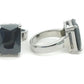 Arlow Black Emerald Cut Ring