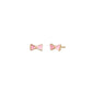 Pink Juliette Bow Stud