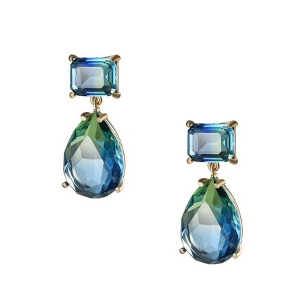 Sapphire Emerald Tear Drop