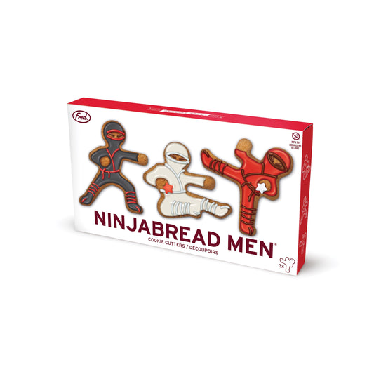 Fred Ninjabread Men-Cookie Cutters (Set of 3) 26x3x12cm