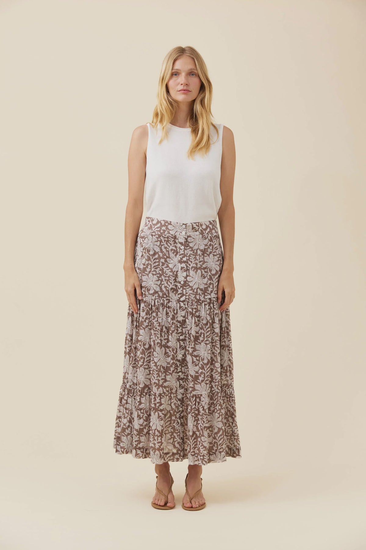 Wilma Skirt - Taupe