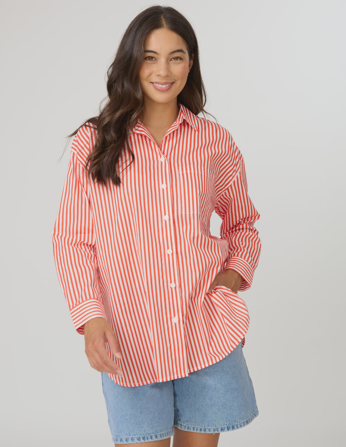 Summer Essentials Shirt - Chilli Stripe
