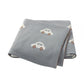 100% Cotton Blanket - Cars - Silver