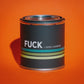 Fuck Retro Stripe | Funny Candle Tin