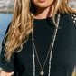 Frida Necklace - Gold/White