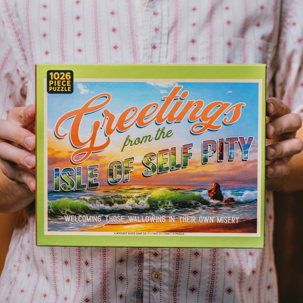 Greetings from the Isle of Self Pity Puzzle
