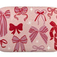 Bows Mini Travel Case Pink 9cm