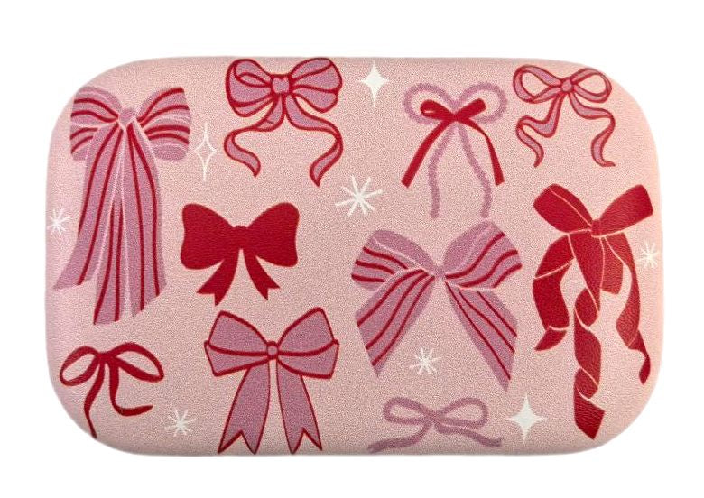 Bows Mini Travel Case Pink 9cm
