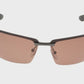 Ugly Metal | Polarised Sunglasses | PT24409 - Gun Metal Frame/Brown Lens