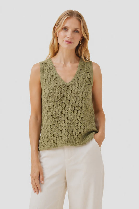 Mia Knit Top - Sage
