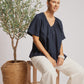 Cove Relaxed Top - Indigo (One Size)