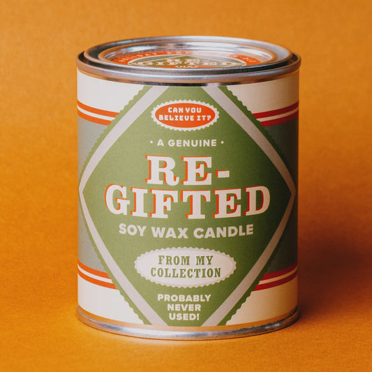 Regifted Paint Can Christmas Candle