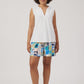 Athens Frill Tank - White
