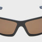 Polarised Lifestyle Sunglasses | P1550 - Matt Black Frame/Brown Lens