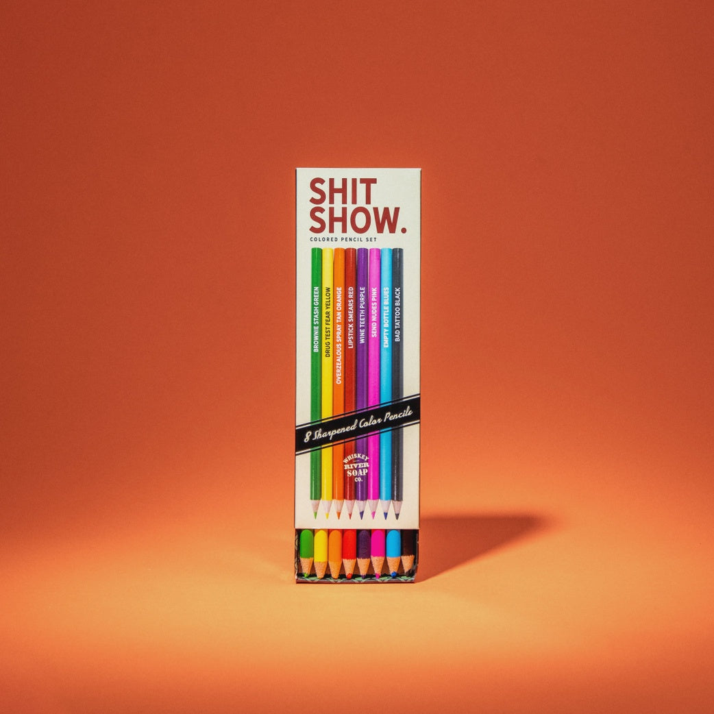 Shit Show Coloured Pencils