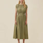 Rosa Reversible Maxi Dress - Sage