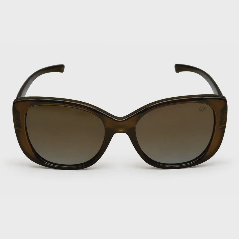 Women's | Polarised Lifestyle Sunglasses - Brown Frame/Gradient Brown Lens